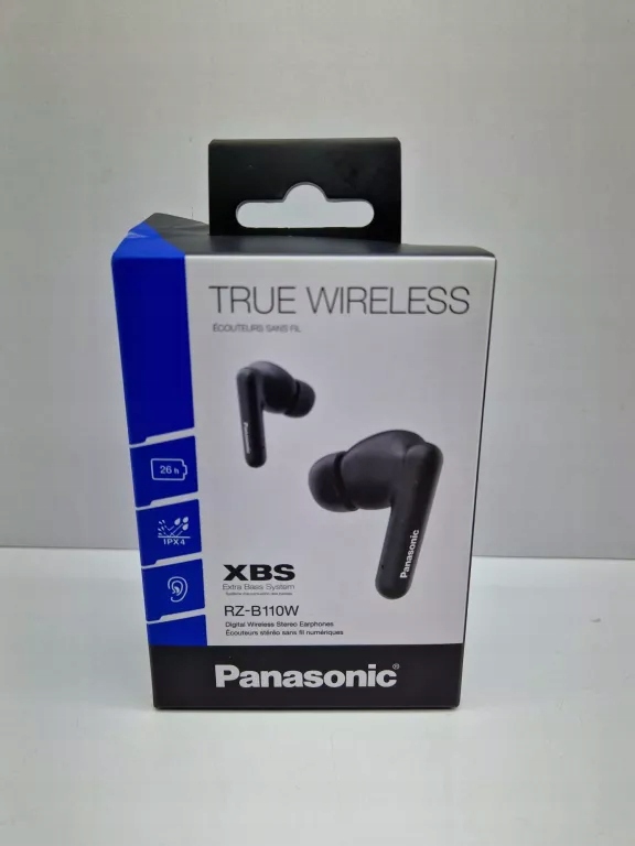 PANASONIC RZ-B110WDE-K SŁUCHAWKI DOUSZNE XBS