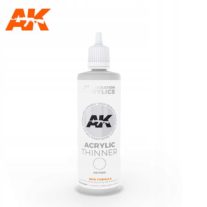 AK INTERACTIVE 11500 Rozcieńczalnik 100 ml 3rd Gen