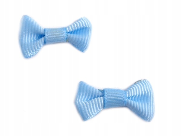 KR042 KOKARDKI DEKORACYJNE niebieskie 3cm 5szt