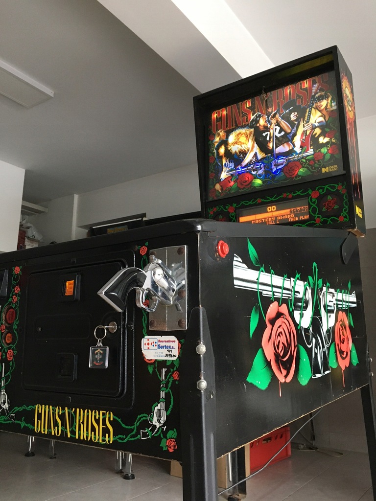 Flipper Pinball Gra Guns n Roses Data East 1994