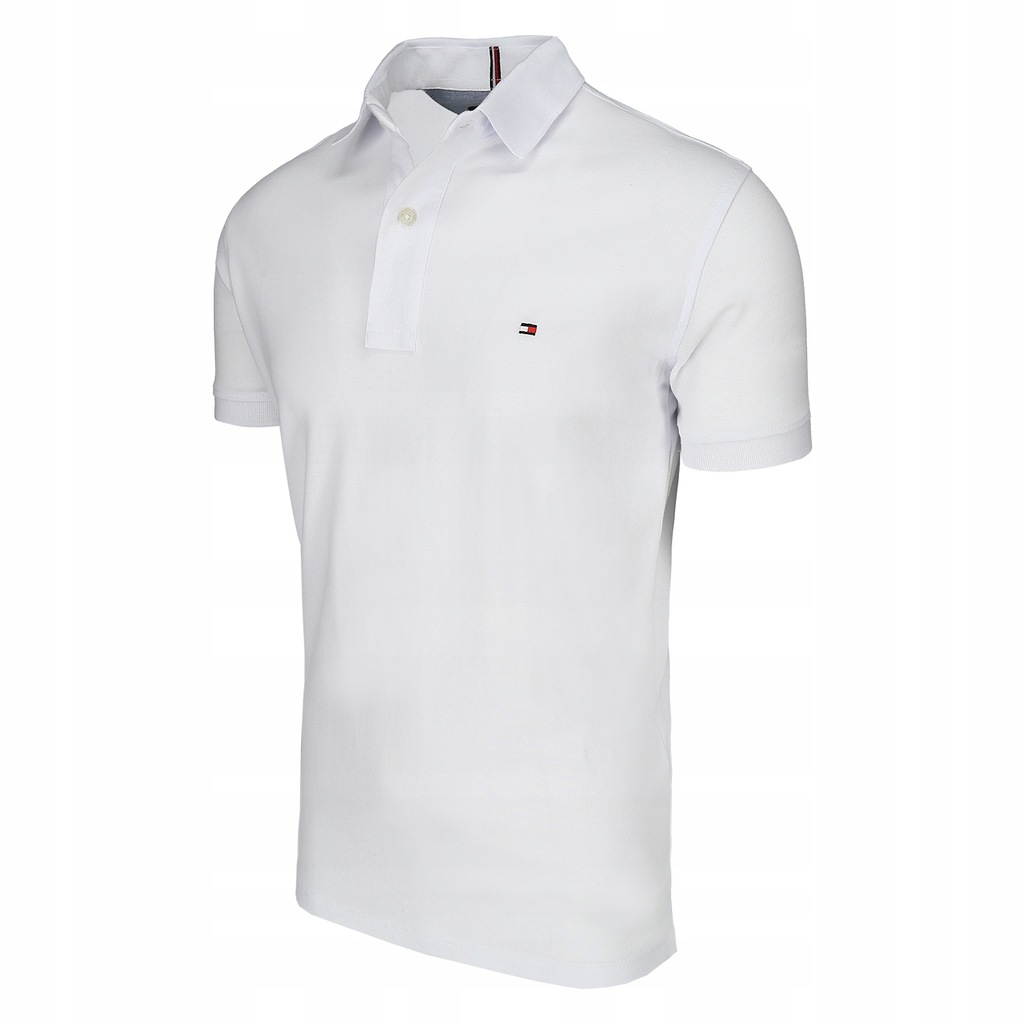 TOMMY HILFIGER CORE KOSZULKA POLO BIAŁA r/M