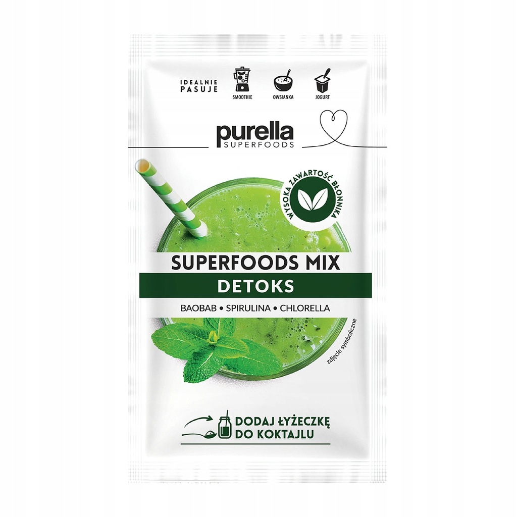 Purella Superfoods Mix Detoks, 40 g