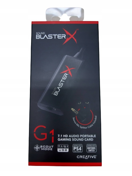 Купить Звуковая карта Creative Sound Blaster X G1 для ПК PS4: отзывы, фото, характеристики в интерне-магазине Aredi.ru