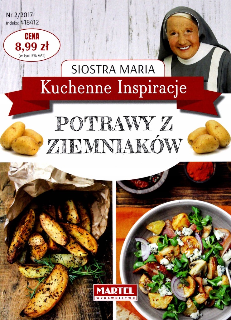 KUCHENNE INSPIRACJE - Potrawy z ziemniaków - Siostra Maria [KSIĄŻKA]