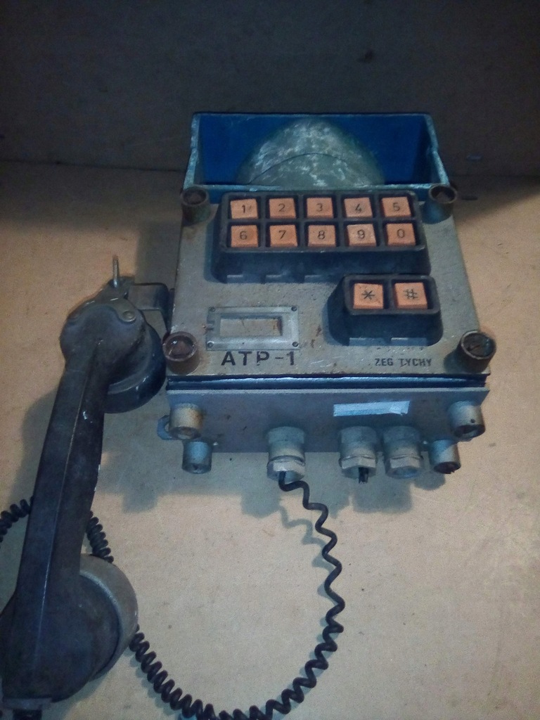 Stary telefon górniczy ZEG TYCHY ATP-1