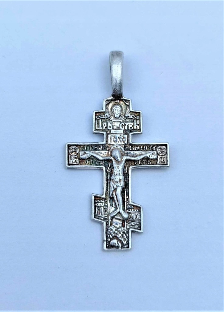 Srebrny Krzyż Prawosławny Zawieszka 1,57G P925