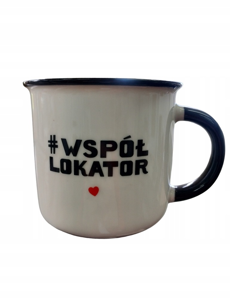 Kubek na prezent dla współlokatora dla kolegi studenta z serduszkiem 360ml