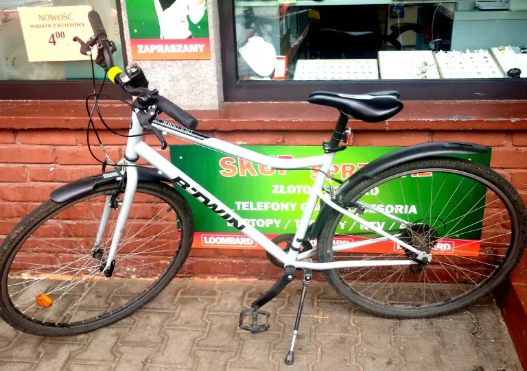 ROWER TREKKINGOWY RIVERSIDE 120 BTWIN DECATHLON 12664945635 oficjalne archiwum Allegro