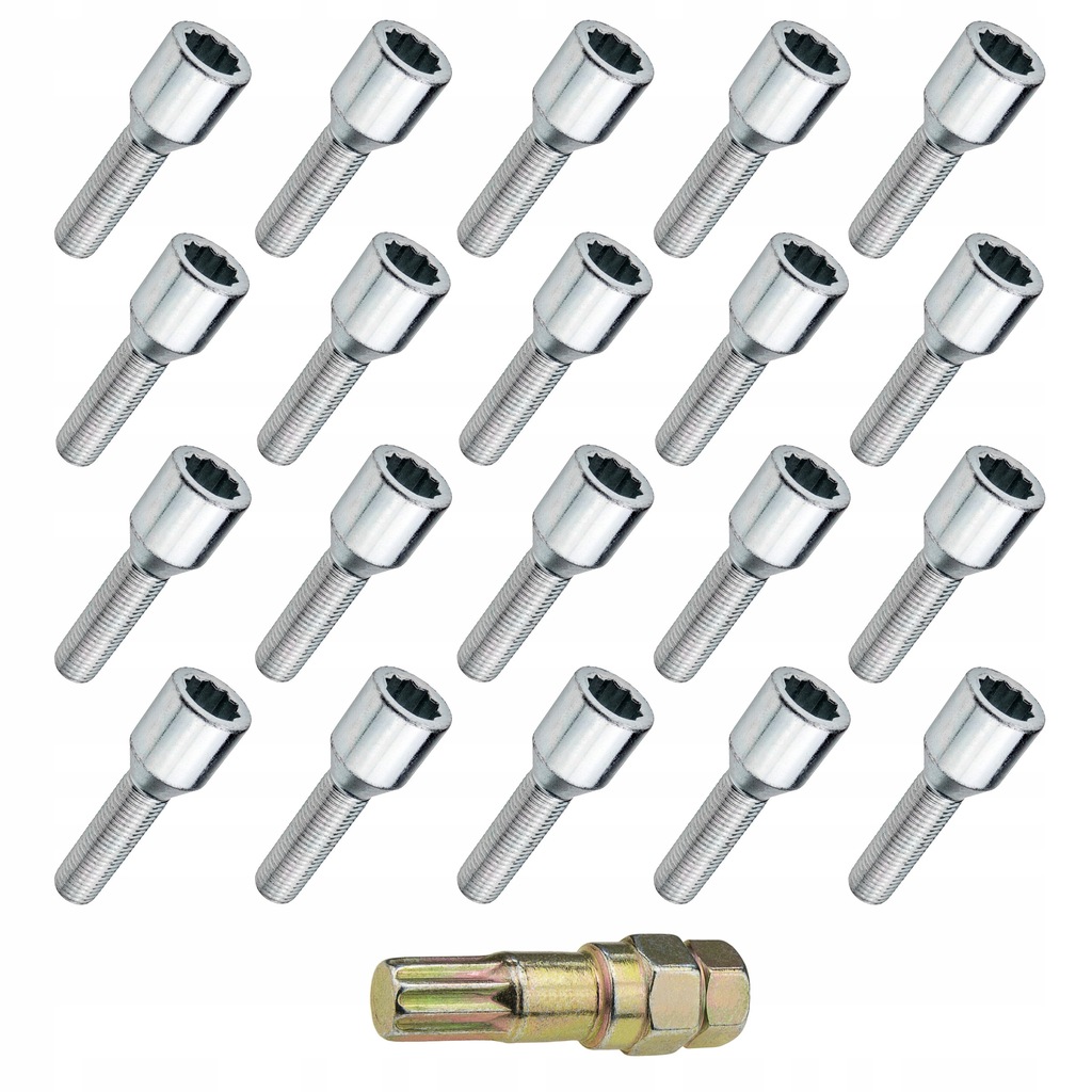 Śruby wąskie M14x1,5 do kół VW Passat CC 55mm TORX