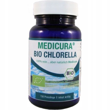 Medicura Chlorella Glony w Pastylkach 150 szt. Bio