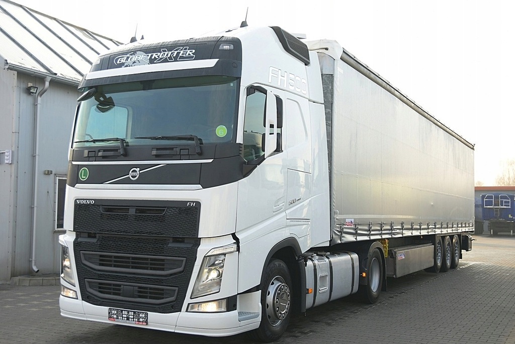 VOLVO FH4.500 XL + SCHMITZ firanka XL OŚ PODNOSZON