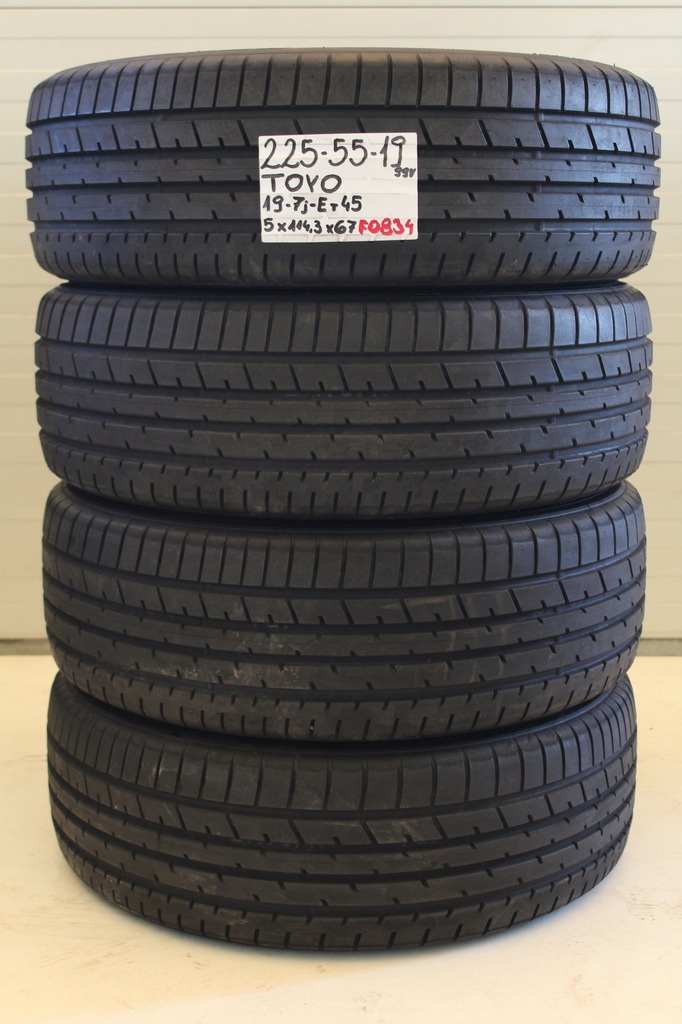 OPONY LETNIE TOYO PROXES R46A 225 55 19 99V 8mm - 11713094605 ...