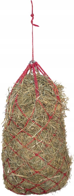 Siatka na siano York 8 x 8 cm czerwona