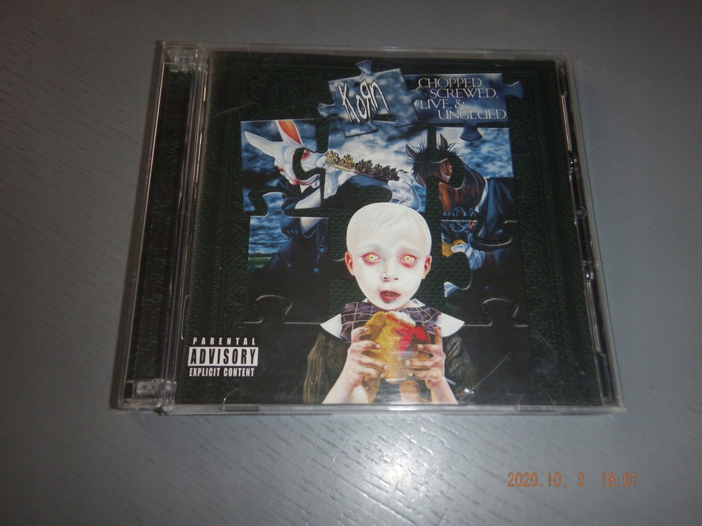KORN - CHOPPED SCREWED, LIVE & UNGLUED 2 CD