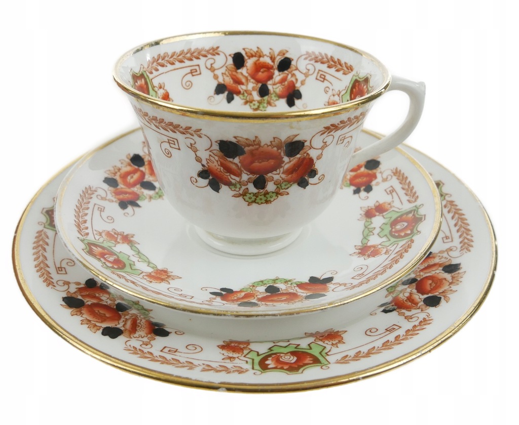 ANTYK - FILIŻANKA TRIO - CROWN CHINA - ROYAL ALBERT