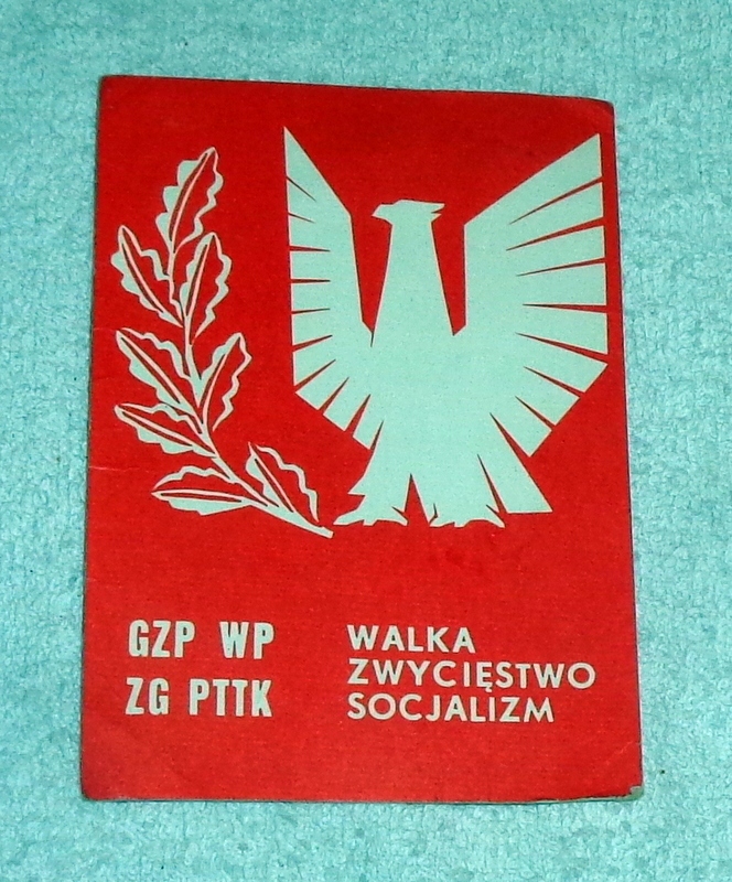 Walka-Zwycięstwo-Socjalizm 1975r - karta uczestnictwa w imprezie.