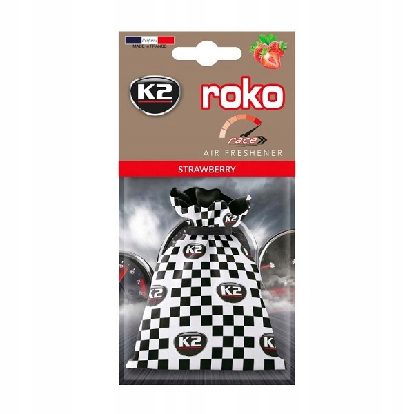 K2 ROKO RACE TRUSKAWKA 25G ZAPACH SAMOCHODOWY