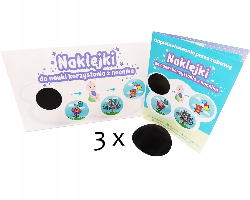 Magiczne naklejki na nocnik + plan odpieluchowanie