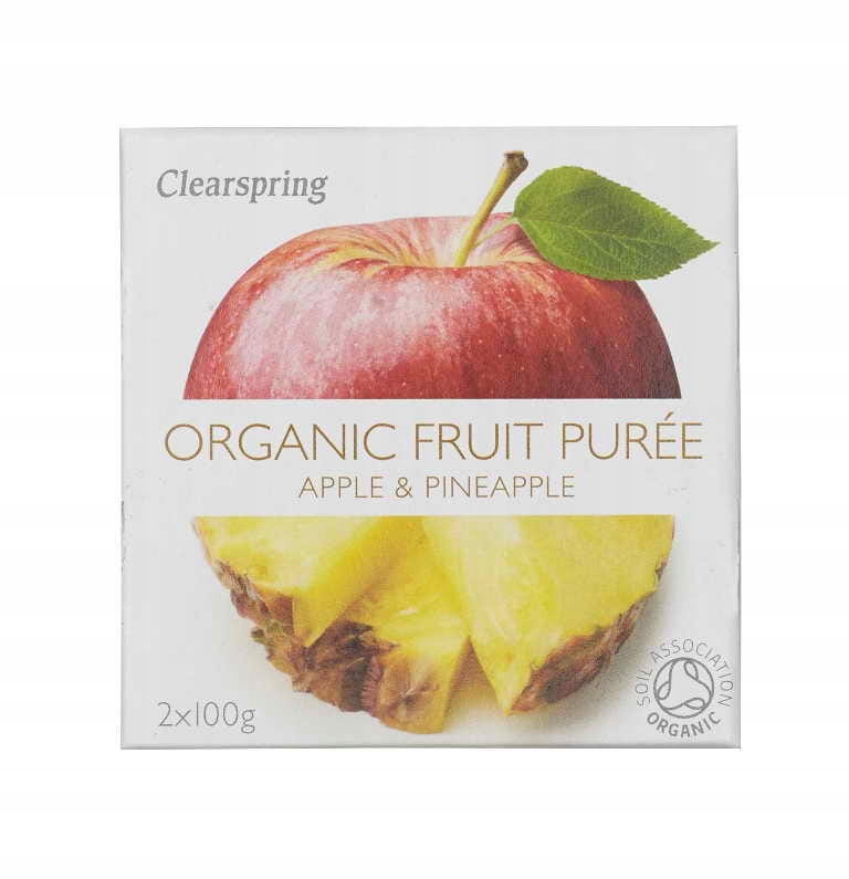 DESER JABŁKO - ANANAS BIO 200 G - CLEARSPRING