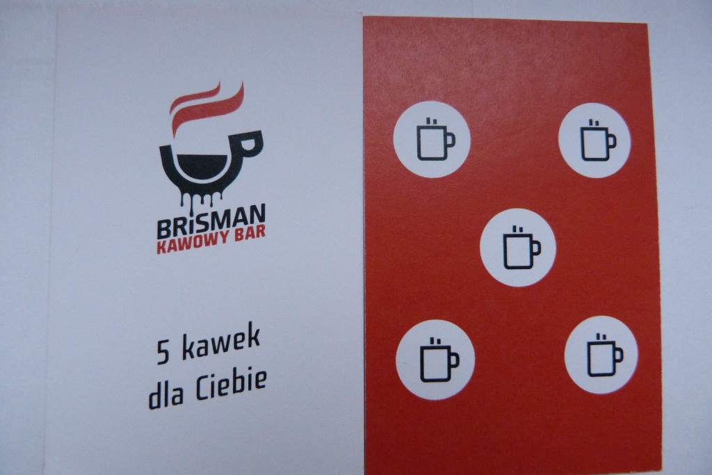 VOUCHER NA 5 KAW  w Barze BRISMAN POZNAŃ