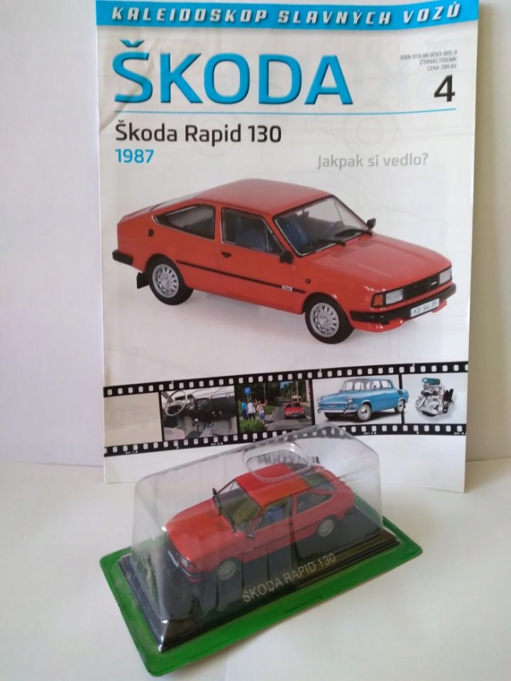 SKODA 130 RAPID 1987 Kultowe Auta DeAgostini 1:43