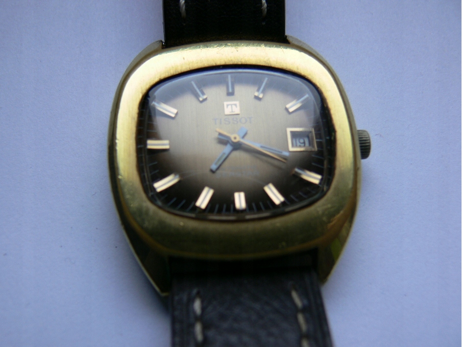 PIĘKNY TISSOT W ZŁOCIE MECHANIZM OMEGA