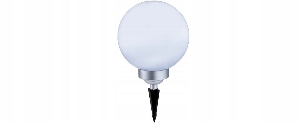 Lampa solarna LED BOJANO śr. 20 cm biała