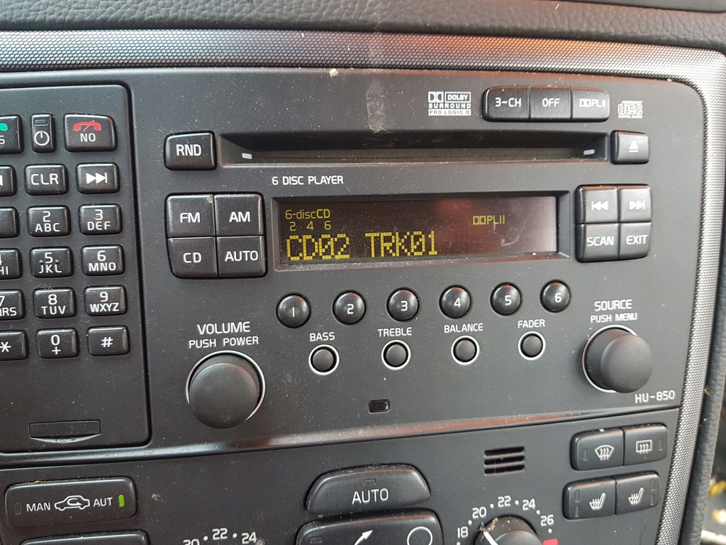 RADIO HU 850 VOLVO S60 V70 XC70 7840906632 oficjalne archiwum Allegro