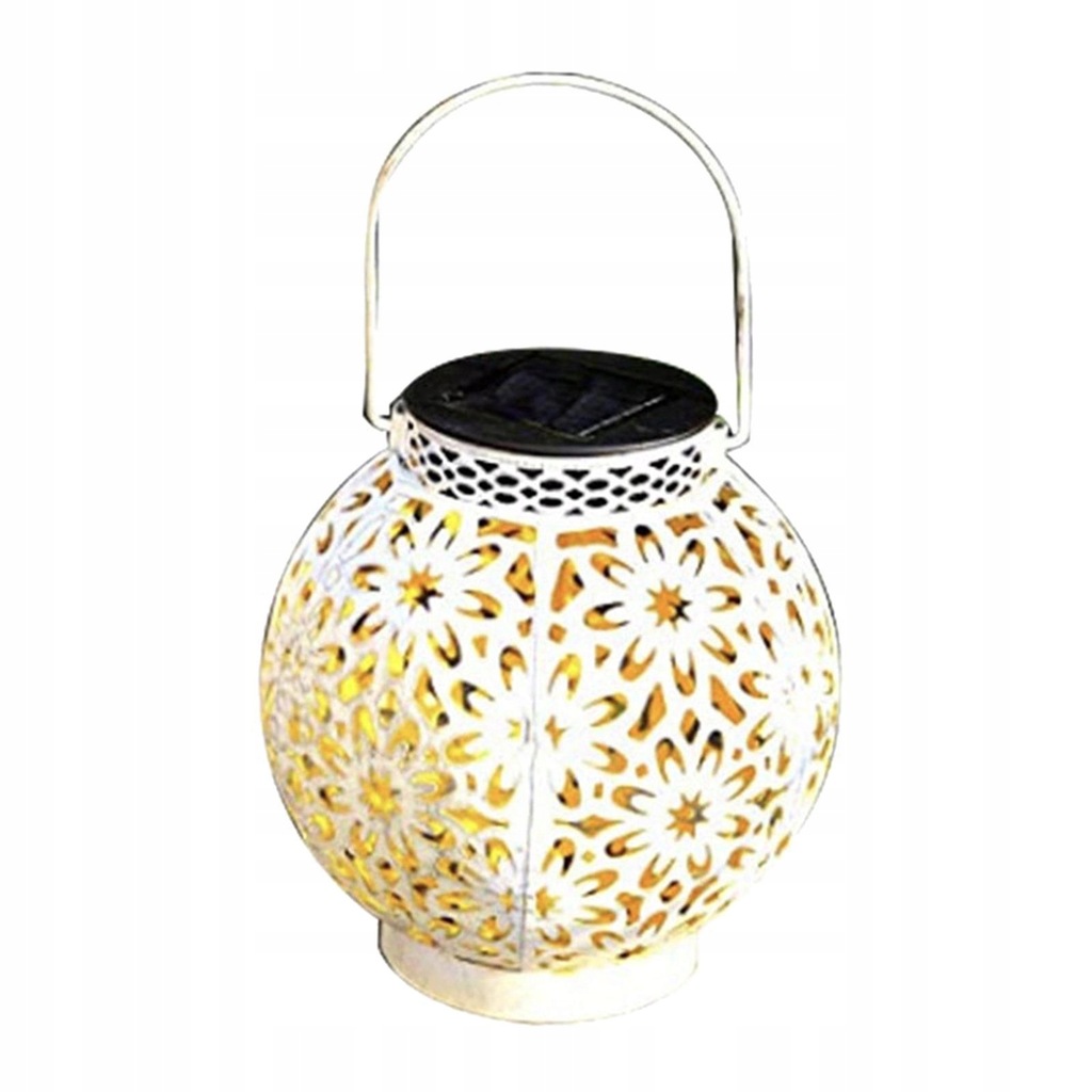 Solar Lanterns Outdoor Hanging Lights Retro Metal with Handle, Lanterns