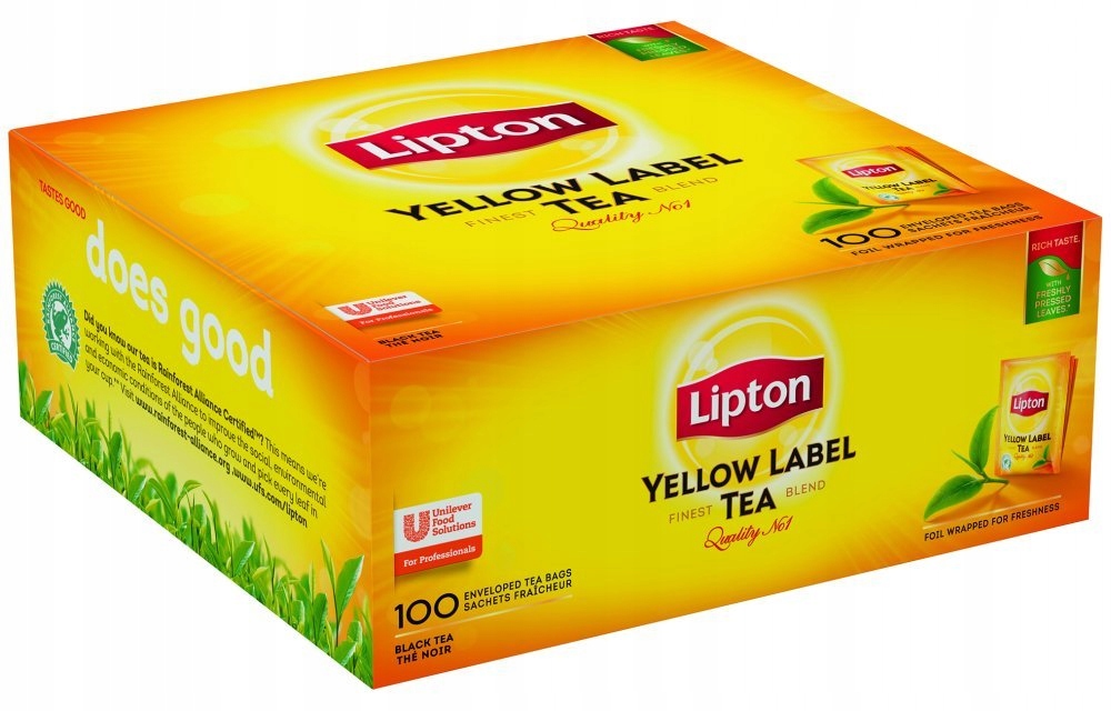 Herbata LIPTON YELLOW LABEL EKSPRES 10 kop czarna