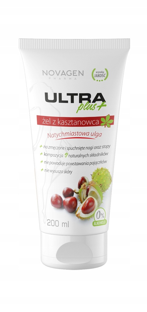 ULTRA PLUS Aktywny żel z kasztanowca 200ml