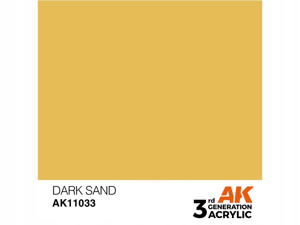 Farba akrylowa Dark sand AK11033 Interactive