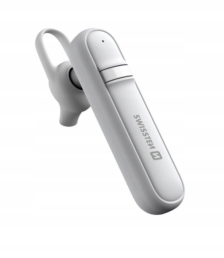 Słuchawka bluetooth do rozmów Headset Swissten Caller - biała