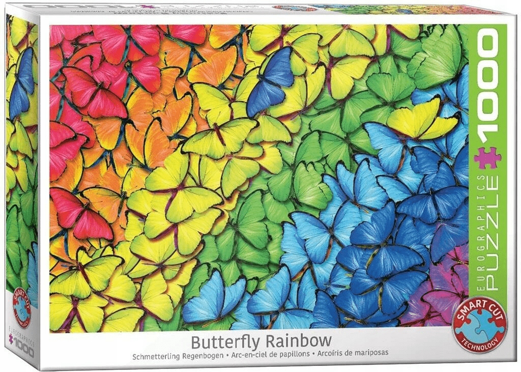 Puzzle 1000 Kolorowe motyle 6000-5603