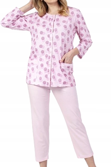 Regina piżama damska bawełna 670A różowy rozmiar XL