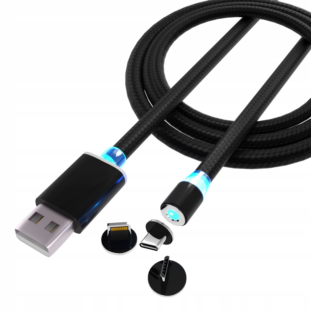 Купить МАГНИТНЫЙ КАБЕЛЬ ЗАРЯДНОЕ УСТРОЙСТВО ДЛЯ IPHONE 3 В 1 MICRO USB C: отзывы, фото, характеристики в интерне-магазине Aredi.ru