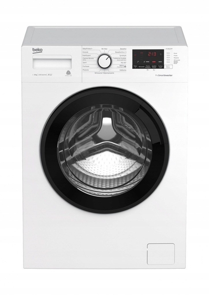 BEKO WTV8612XBW PRALKA 8kg SILNIK BEZSZCZOTKOWY