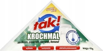 Tak krochmal do firan,poscieli,serwet,koszul 40g