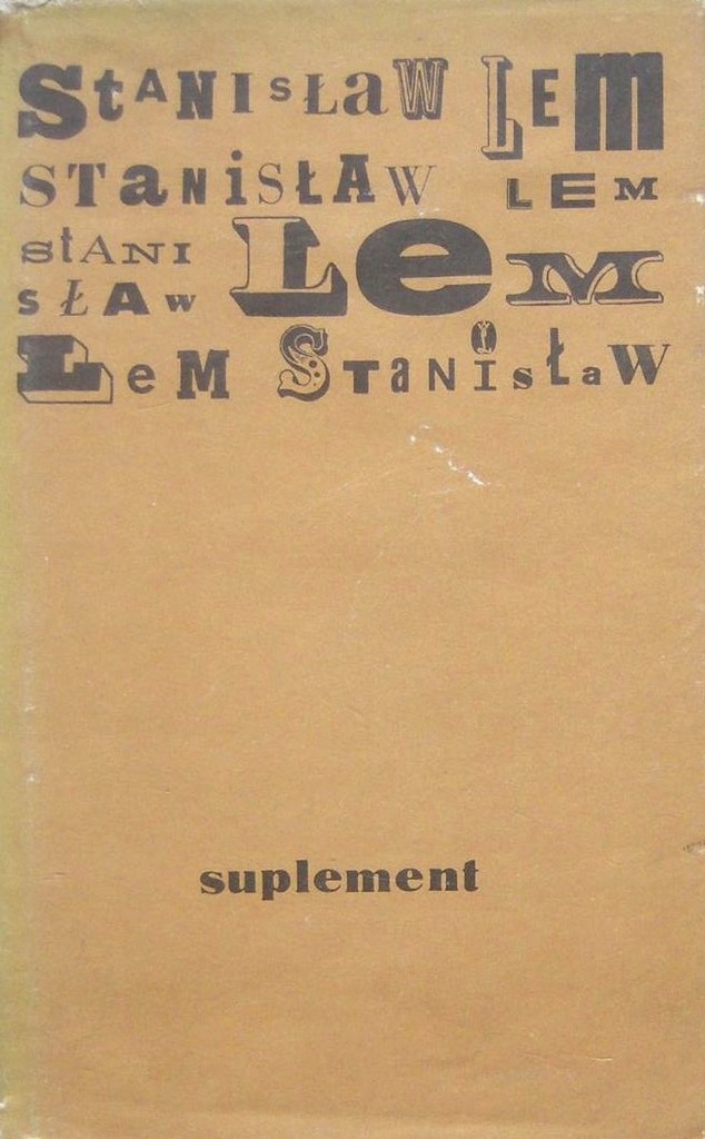 SUPLEMENT STANISŁAW LEM