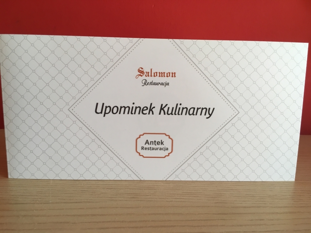 Voucher Restauracja Salomon lub Antek Opole