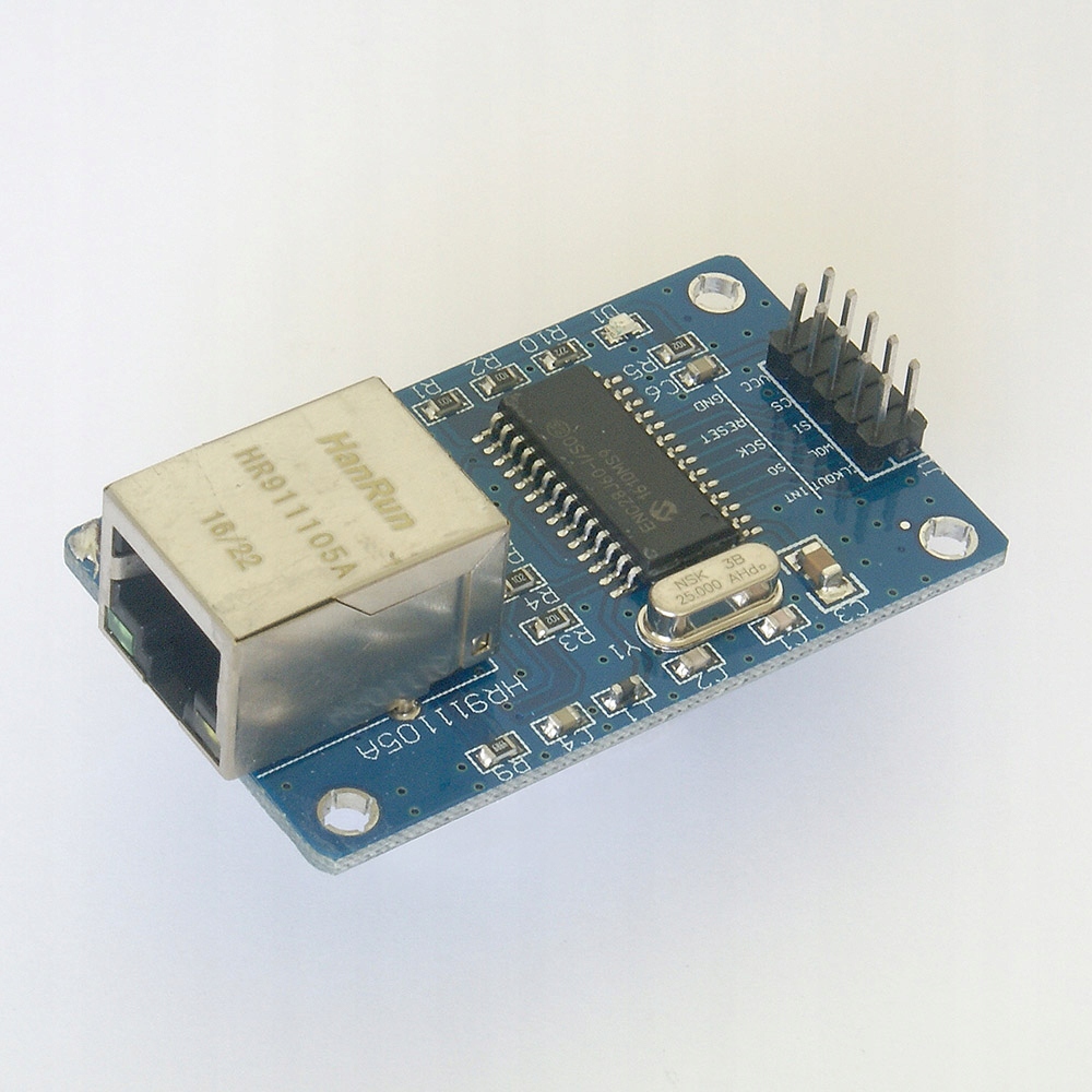 ENC28J60 LAN Ethernet Arduino Moduł LAN FV PL