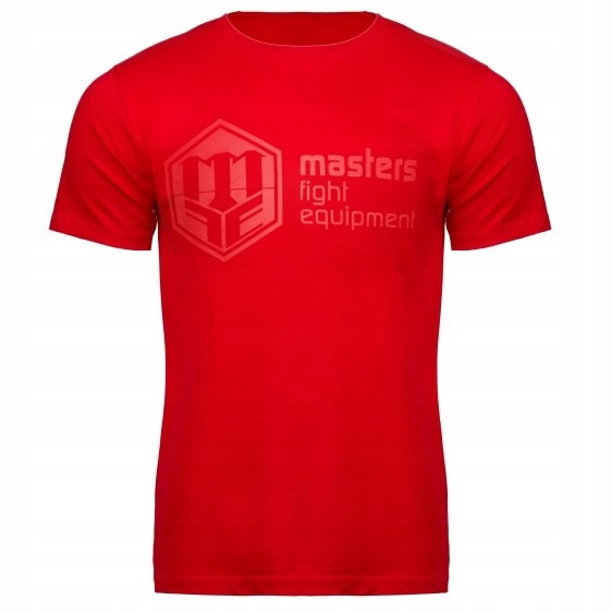 T-shirt męski MASTERS czerwony TS-RED