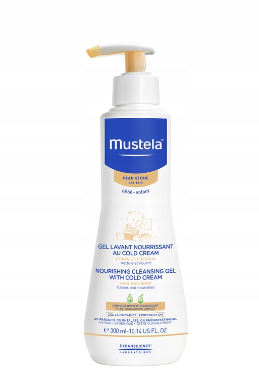 MUSTELA BEBE Cold Cream żel do mycia 300ml