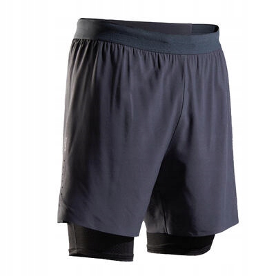 Spodenki do biegania męskie Kiprun 2 w 1 roz.XL