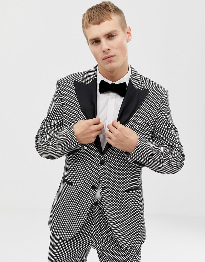 JACK JONES MARYNARKA MĘSKA SLIM ELEGANCKA 48 1AZL