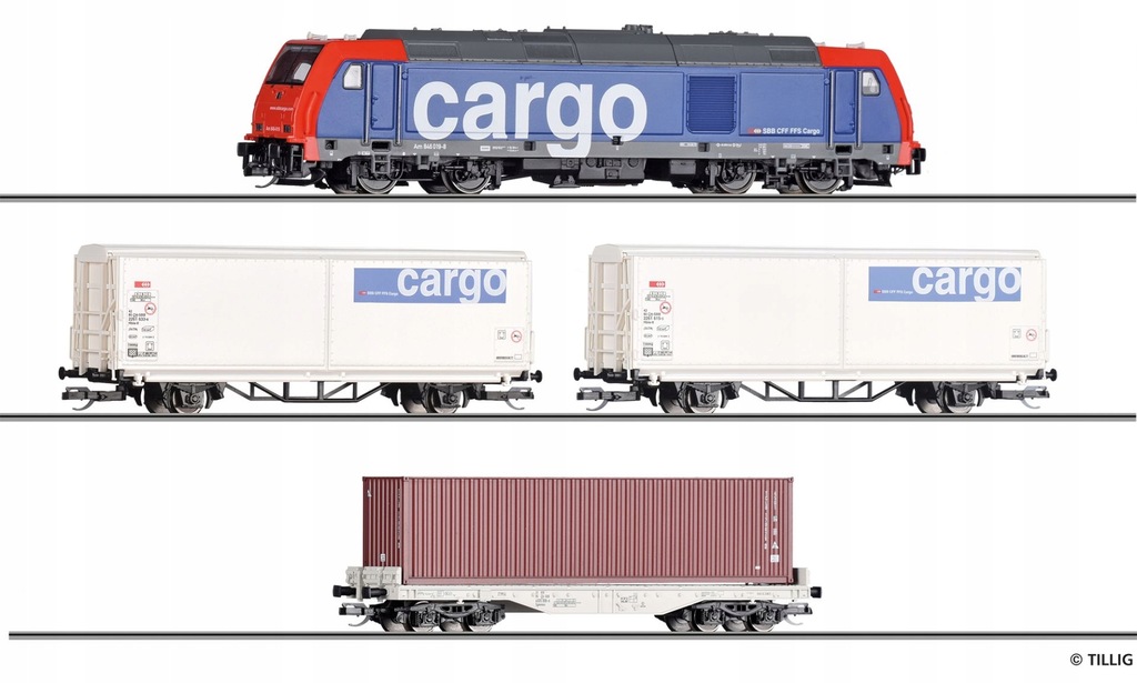 Купить Стартовый комплект TRAXX Freight SBB TT Tillig 01501: отзывы, фото, характеристики в интерне-магазине Aredi.ru