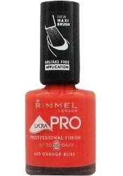 RIMMEL LYCRA PRO LAKIER DO PAZNOKCI ORANGE BLISS