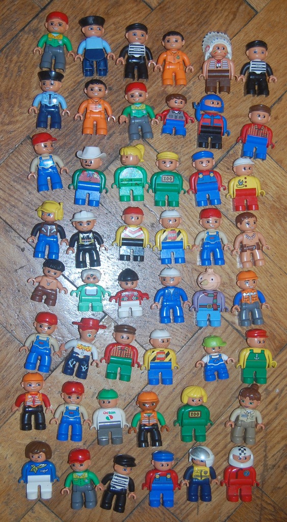 figurki postaci LEGO Duplo 48 sztuk kolekcja