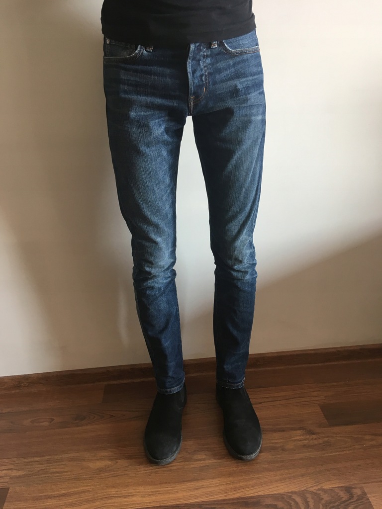 SPODNIE RALPH LAUREN DENIM W29 L32 SLIM RURKI