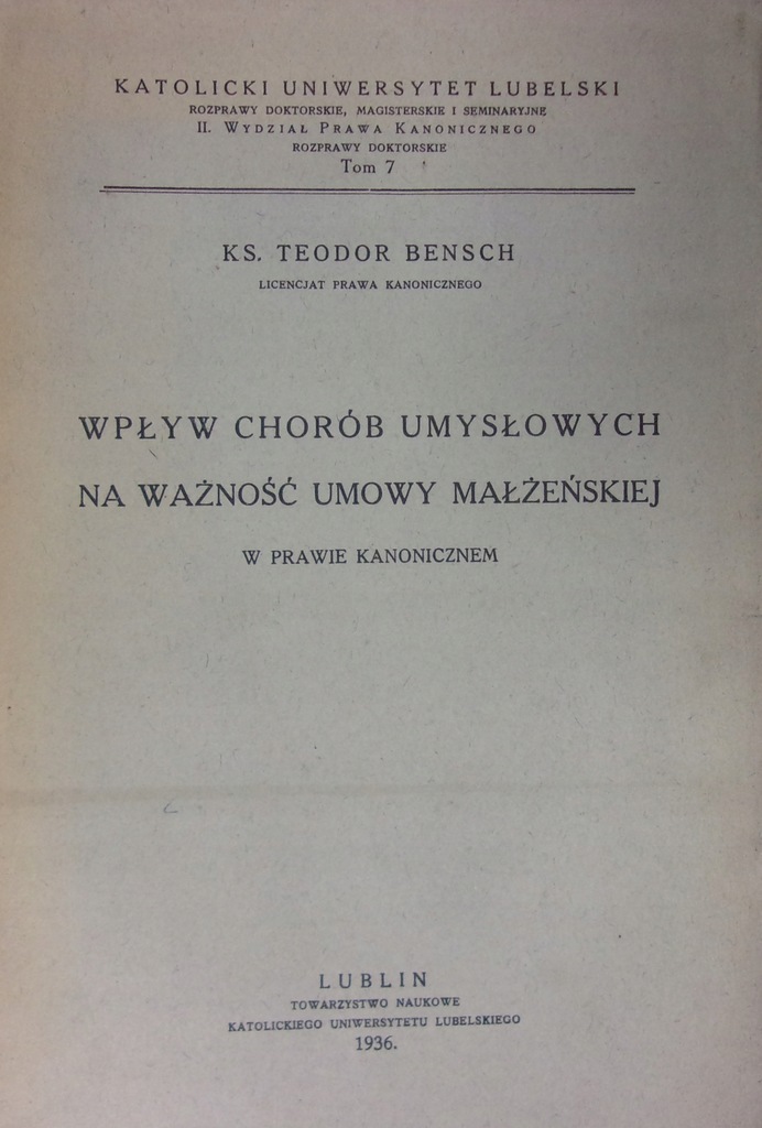 Wpływ chorób umysłowych na ważność umowy